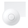 умивальник Omnires Ovo M+ 34,5х33,5 кутовий, правий, matt white (OVO335UWPBM)
