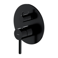 внешняя часть смесителя для ванны и душа Omnires Y скрытого монтажа, semi-matt black (Y1248ROBL)