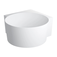 ванна Omnires Ovo M+ 120х120 круглая matt white (OVO120WNBM)