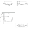 умывальник Omnires Hold M+ 60,3х55 gloss white (HOLDUWBP)