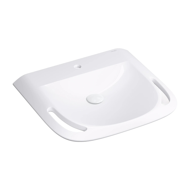умивальник Omnires Hold M+ 60,3х55 gloss white (HOLDUWBP)