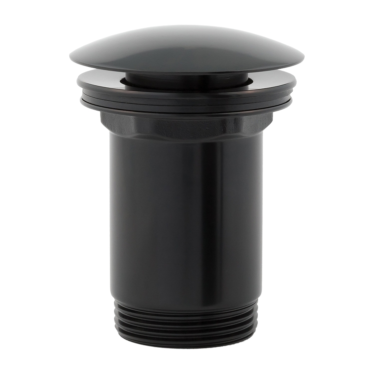 донный клапан Omnires click-clack black (A716BL)