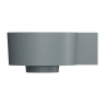умывальник Omnires Ovo M+ 34,5х33,5 угловой, правый, matt ash grey (OVO335UWPAG)