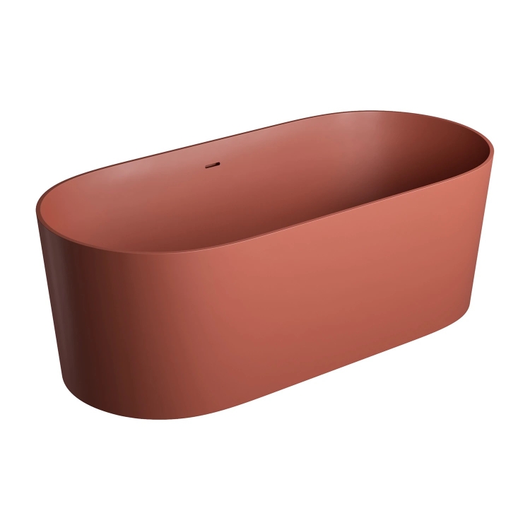 ванна Omnires Ovo M+ 160х75 овальна matt terracotta (OVO160WWZPTE)