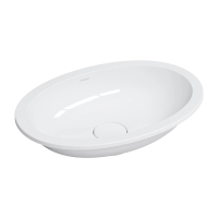 умывальник Omnires Shell 48х31 gloss white (SHELL480UPBP)