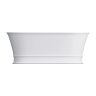 ванна каменная Omnires Classica 160x79 отдельностоящая, white matt (CLASSICAWWBM)