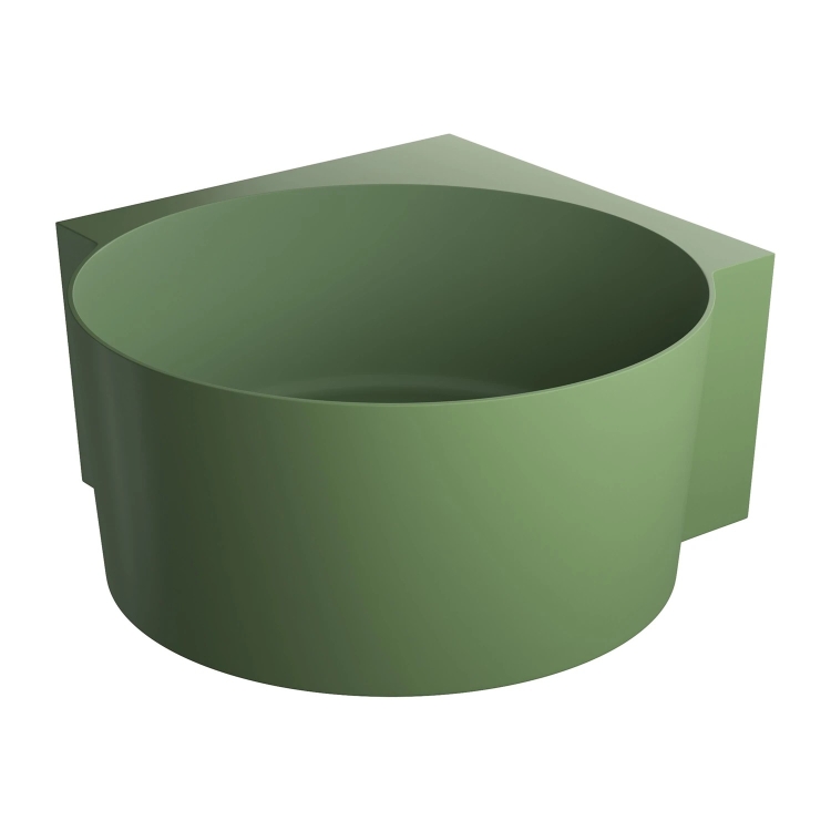 ванна Omnires Ovo M+ 120х120 кругла matt olive (OVO120WNOL)