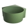 ванна Omnires Ovo M+ 120х120 круглая matt olive (OVO120WNOL)