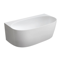 ванна каменная Omnires Valencia M+ 158x86 white (VALENCIAWPBP)