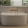 ванна каменная Omnires Valencia M+ 158x86 white (VALENCIAWPBP)