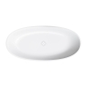 ванна Omnires Shell M+ 160х75 овальная matt white (SHELLWWZPBM)