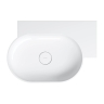 умывальник Omnires Parma M+ 64,5х44,5 угловой, правый, gloss white (OVO645UWPBP)
