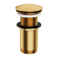 донный клапан Omnires click-clack brushed gold (A716GLB)