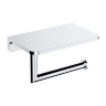 бумагодержатель с полкой Omnires Modern Project polished chrome (MP60511CR)