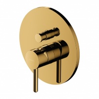 смеситель для ванны и душа скрытого монтажа Omnires Y gold (Y1235GL)