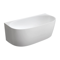 ванна каменная Omnires Valencia M+ 158x77 white (VALENCIASWPBP)