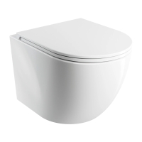 унитаз Omnires Ottawa Silent Power 49x37 подвесной, сиденье дюропласт soft-close, white (OTTAWASPMWBP)