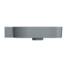 умывальник Omnires Ovo M+ 64,5х44,5 угловой, левый, matt ash grey (OVO645UWLAG)