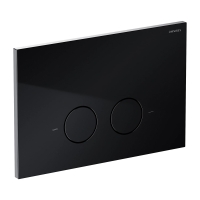 инсталляция Omnires Flush Set, панель смыва STEEL-R45, semi-matt black (STFWC1R45-RBL)