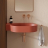 умывальник Omnires Parma M+ 64,5х44,5 угловой, левый, matt terracotta (OVO645UWLTE)