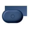 умивальник Omnires Shell M+ 64,5х44,5 кутовий, правий, matt midnight blue (OVO645UWPMB)
