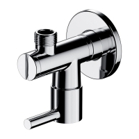 угловой вентиль для ванны и душа Omnires polished chrome (8857CR)