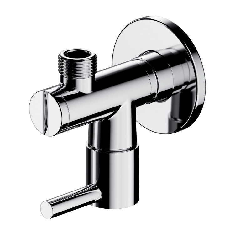 угловой вентиль для ванны и душа Omnires polished chrome (8857CR)