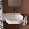 умывальник Omnires Ovo M+ 64,5х44,5 угловой, левый, gloss white (OVO645UWLBP)