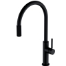 смеситель для кухни Omnires Switch с функцией фильтра для воды, matt black (SW9057-FD1BL)