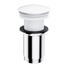 донный клапан Omnires click-clack white matt (A716BM)