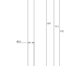 кронштейн для верхнього душу Omnires chrome 40 cm (RA01K/XCR)