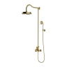 душова система з термостатом Omnires Armance brushed brass (AM5244/6BSB)