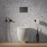 инсталляция Omnires Flush Set, панель смыва STEEL-R45, brushed anthracite (STFWC1R45-RAT)