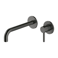 внешняя часть смесителя для умывальника Omnires Y скрытого монтажа brushed graphite (Y1215HLROGR)