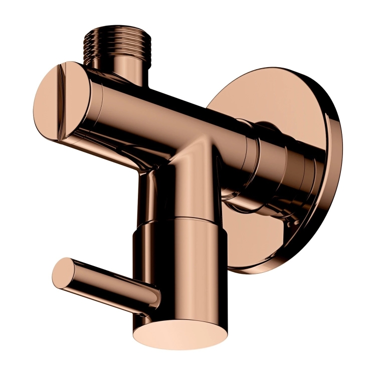 угловой вентиль для ванны и душа Omnires polished copper (8857CP)