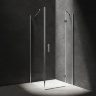 душевая кабина Omnires Manhattan 80x80см безопасное стекло, хром (MH8080CRTR)