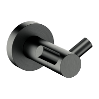 крючок двойной Omnires Modern Project brushed graphite (MP60120GR)