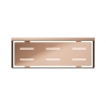 поличка Omnires Uni polished copper (UN10335CP)