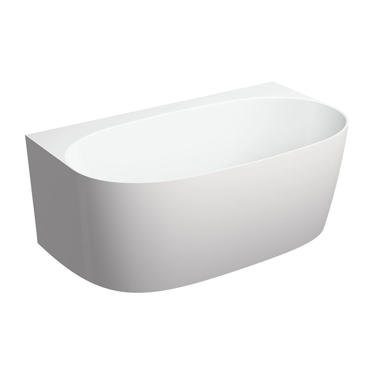 ванна каменная Omnires Valencia М+ 148x86 gloss white (VALENCIA148WPBP)