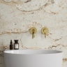 внешняя часть смесителя для умывальника Omnires Y скрытого монтажа brushed gold (Y1215HLROGLB)