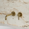 внешняя часть смесителя для умывальника Omnires Y скрытого монтажа brushed gold (Y1215HLROGLB)