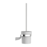 ершик для унитаза Omnires Saco chrome/white (SA54620CRB)