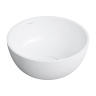 умывальник Omnires Shell 35 cm matt white (SHELL350UNBM)