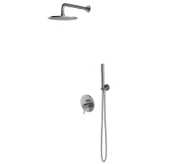 душевая система скрытого монтажа Omnires Y brushed nickel (SYSY35NI)