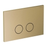 инсталляция Omnires Flush Set ECO, панель смыва STEEL-R45, brushed antique bronze (STFWCECO1R45-RBR)
