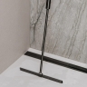 скребок для душевой кабины Omnires Uni с телескопической ручкой, brushed graphite (UN60920GR)