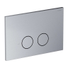 инсталляция Omnires Flush Set ECO, панель смыва STEEL-R45, brushed nickel (STFWCECO1R45-RNI)