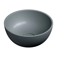 умывальник Omnires Shell 35 cm matt ash grey (SHELL350UNAG)