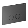инсталляция Omnires Flush Set ECO, панель смыва STEEL-R45, brushed graphite (STFWCECO1R45-RGR)